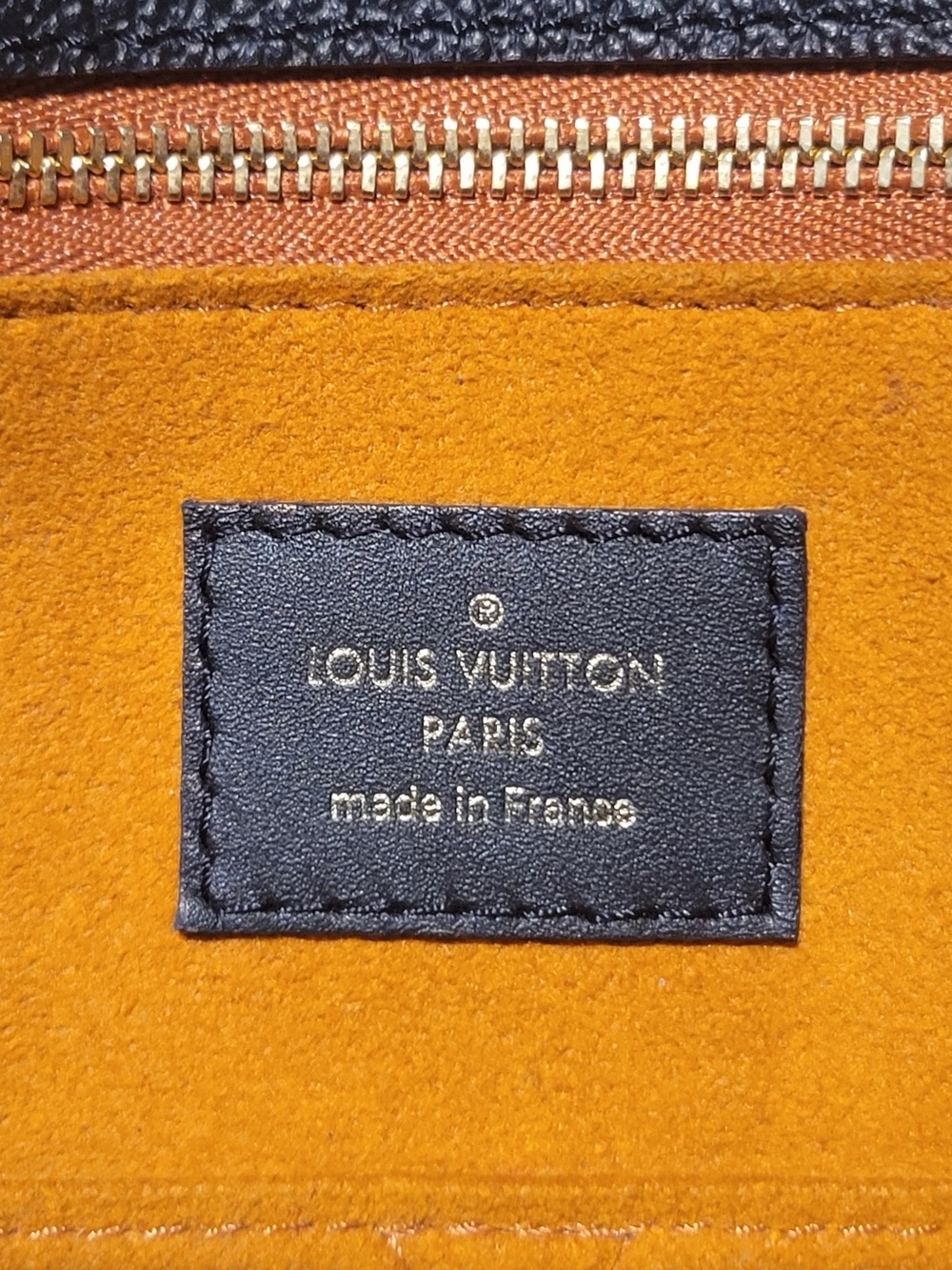 Louis Vuitton Black Monogram Embossed Tote - Picture 5 of 8